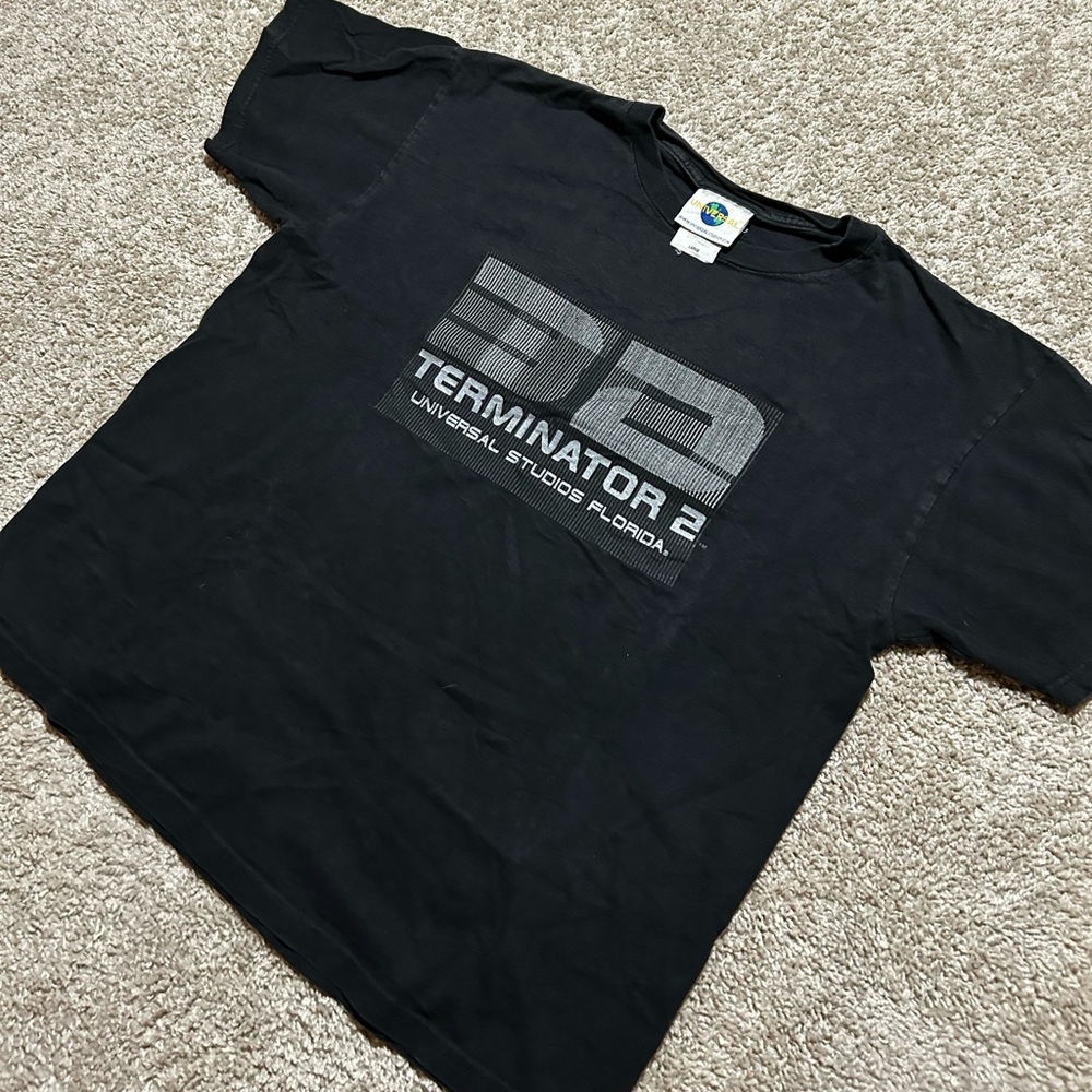 Vintage 90s Terminator 2 3D Universal Studios tee